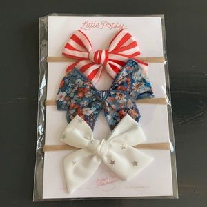 NEW Little poppy Bows 3 Nylon